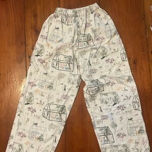 Handmade fleece pajama pants